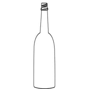 Glass Bottle With Screw Cap